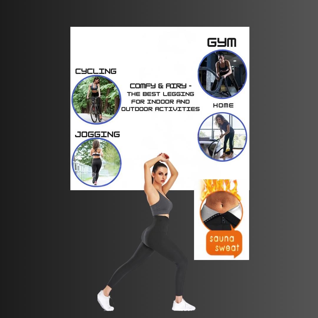 High Waist Waist Trainer Sauna Pants