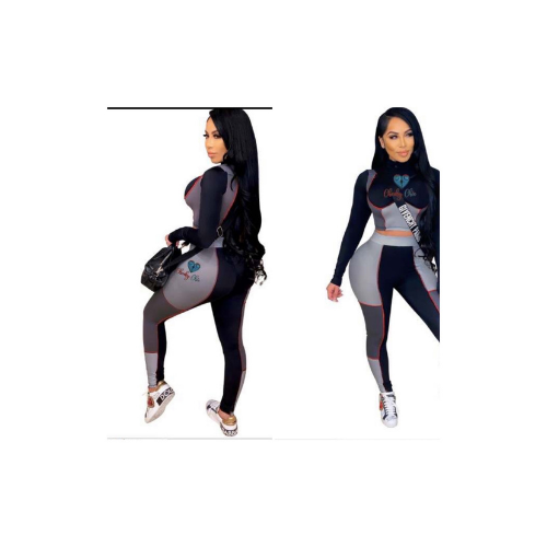 Casual Yoga Slim Top 2 piece set