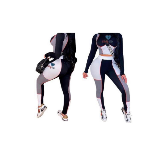 Casual Yoga Slim Top 2 piece set