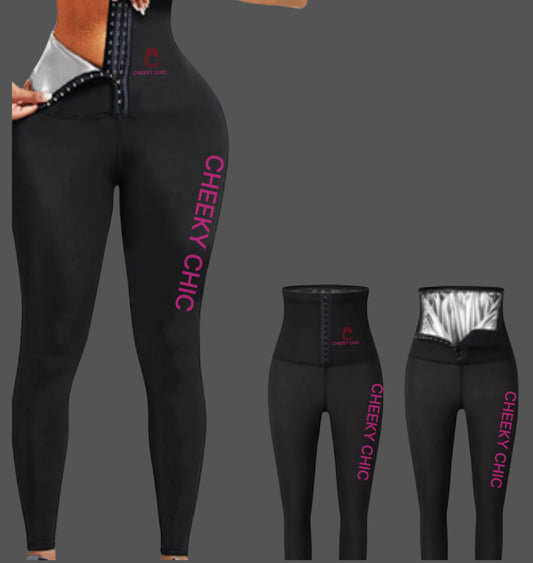 High Waist Waist Trainer Sauna Pants