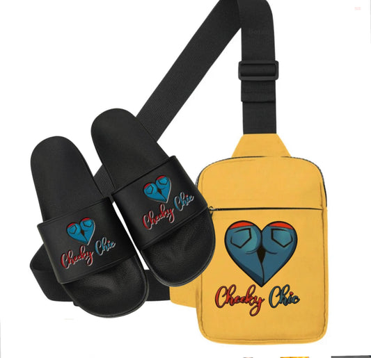 Cheeky Slides and Bag Set