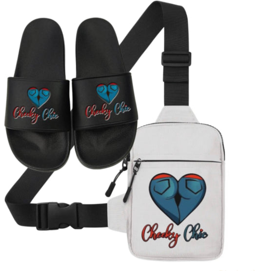 Cheeky Slides and Bag Set