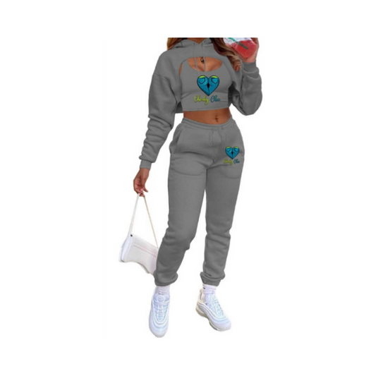 Hoodie Vest & Jogger Pants 3 Piece Set